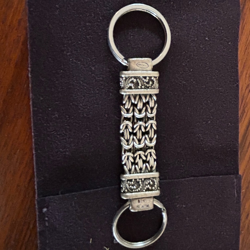 Lois Hill sterling silver keychain!